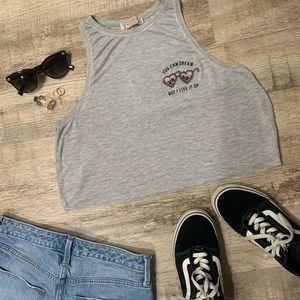 Pull&Bear Grey tank top